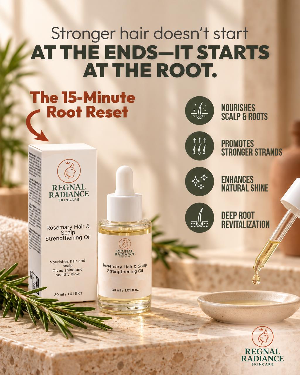 Rosemary Hair & Scalp Strengthening Oil
